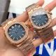 Swiss Replica Patek Philippe Nautilus 5711 Rose Gold Blue Watches (9)_th.jpg